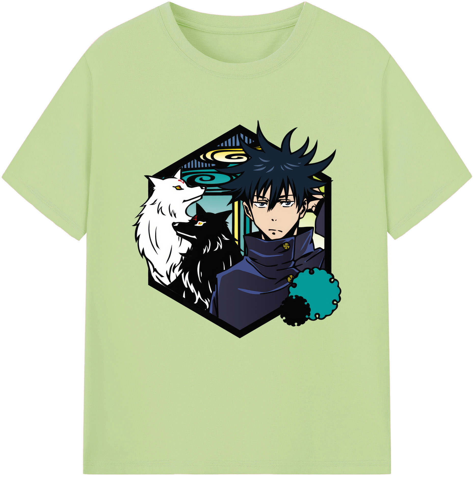 （画像用） 呪術廻戦 Jujutsu Kaisen 綿100％半袖Tシャツ（フロントプリント）